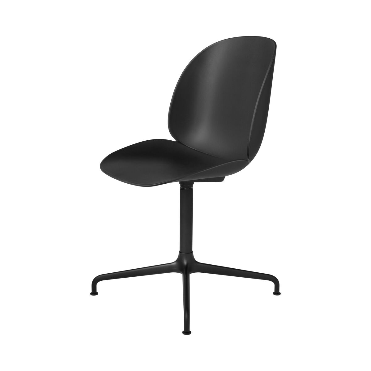 Beetle Swivel chair - /Gamfratesi by Gubi Black – image 1