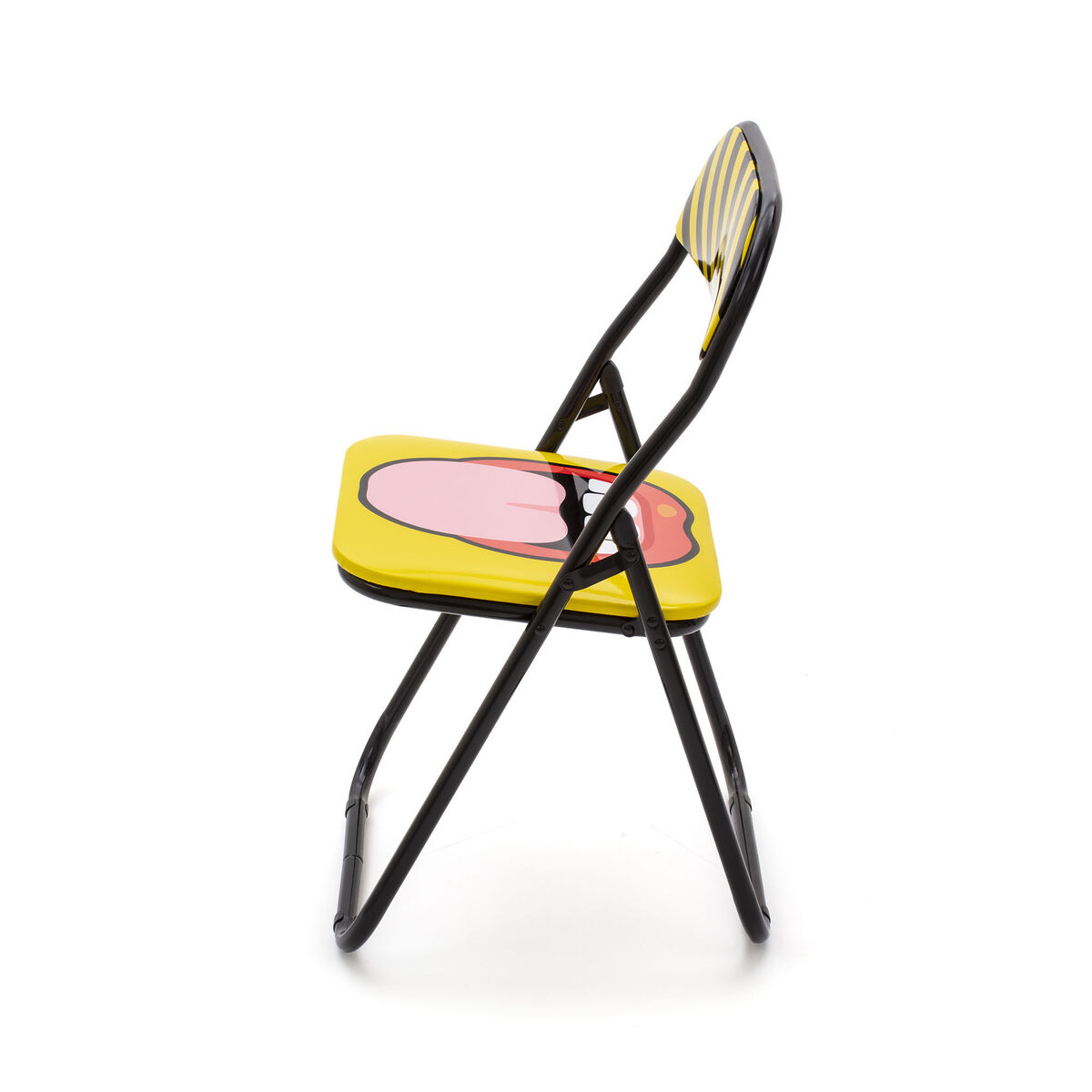 Tongue Folding chair - / padded by Seletti Multicoloured – image 4