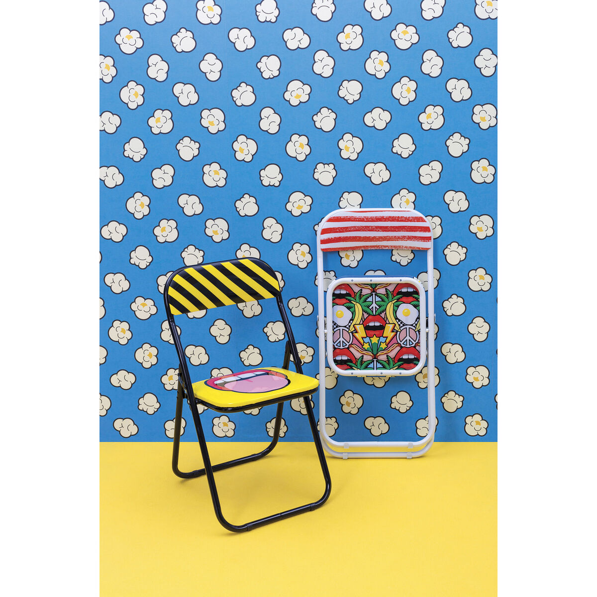 Tongue Folding chair - / padded by Seletti Multicoloured – image 8