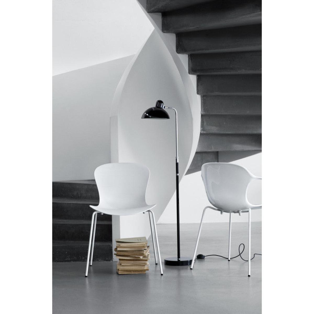 Nap Stacking chair - Plastic seat by Fritz Hansen Grey – image 4