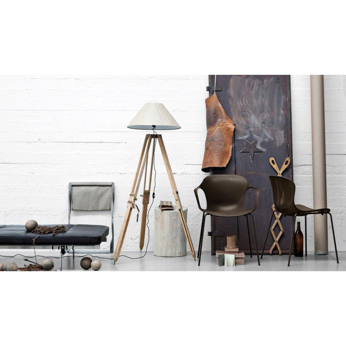 Nap Stacking chair - Plastic seat by Fritz Hansen Grey – image 6