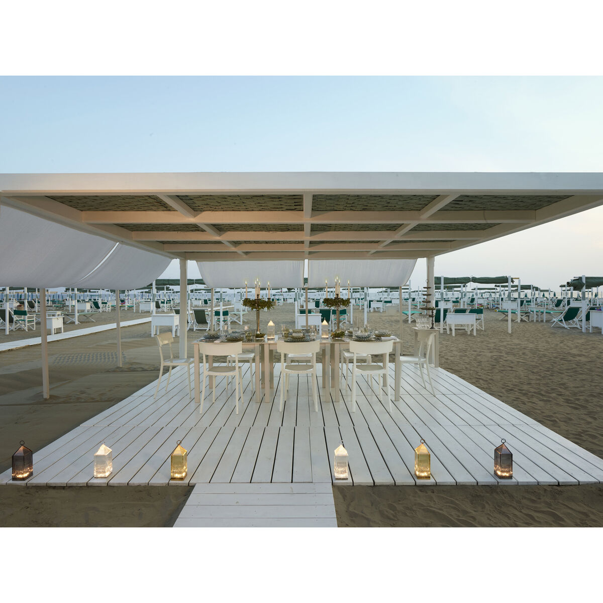Generic Catwalk Stacking chair - / Polycarbonate by Kartell White – image 4