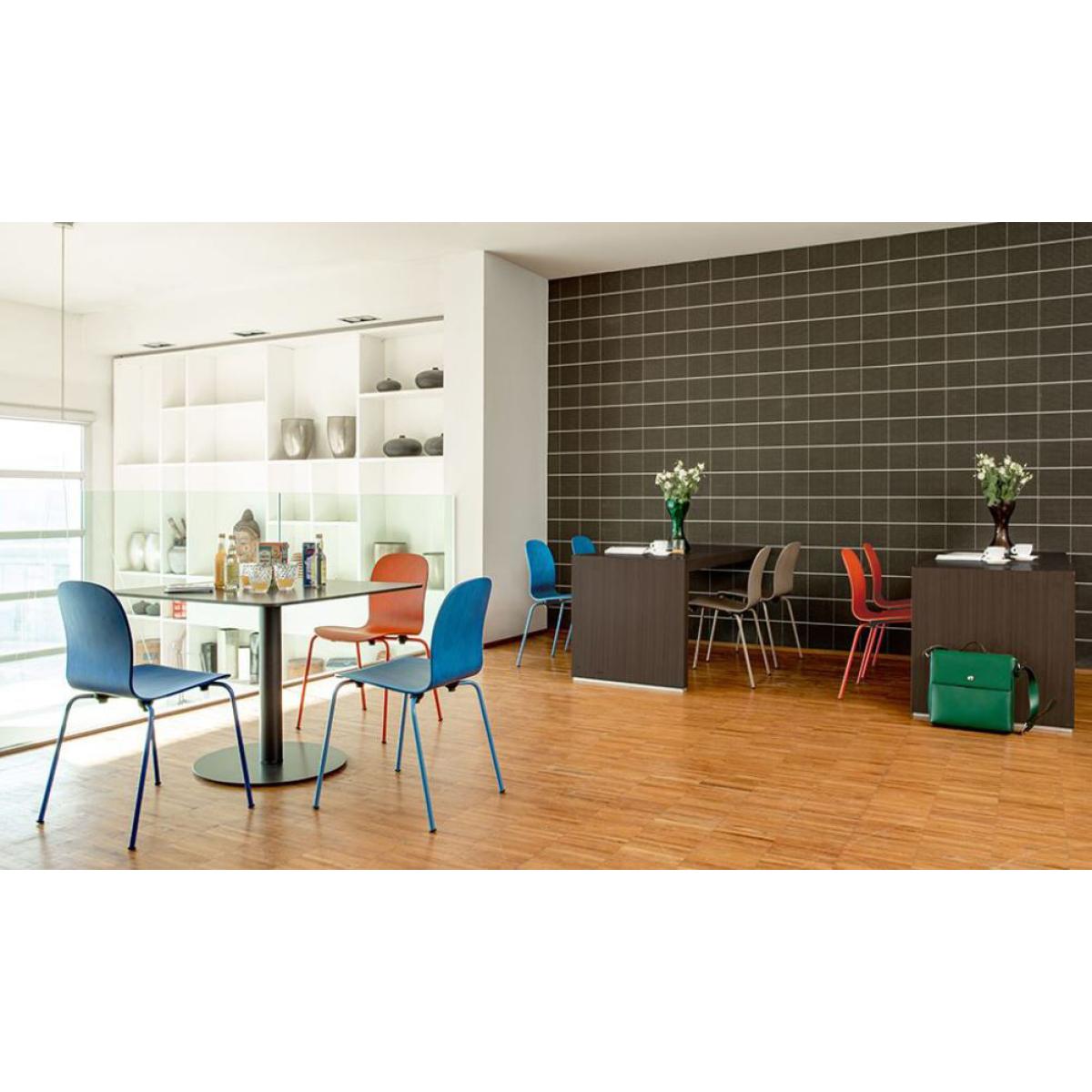 Tate Color Stacking chair - / Jasper Morrison, 2012 - Wood by Cappellini Brown – image 2