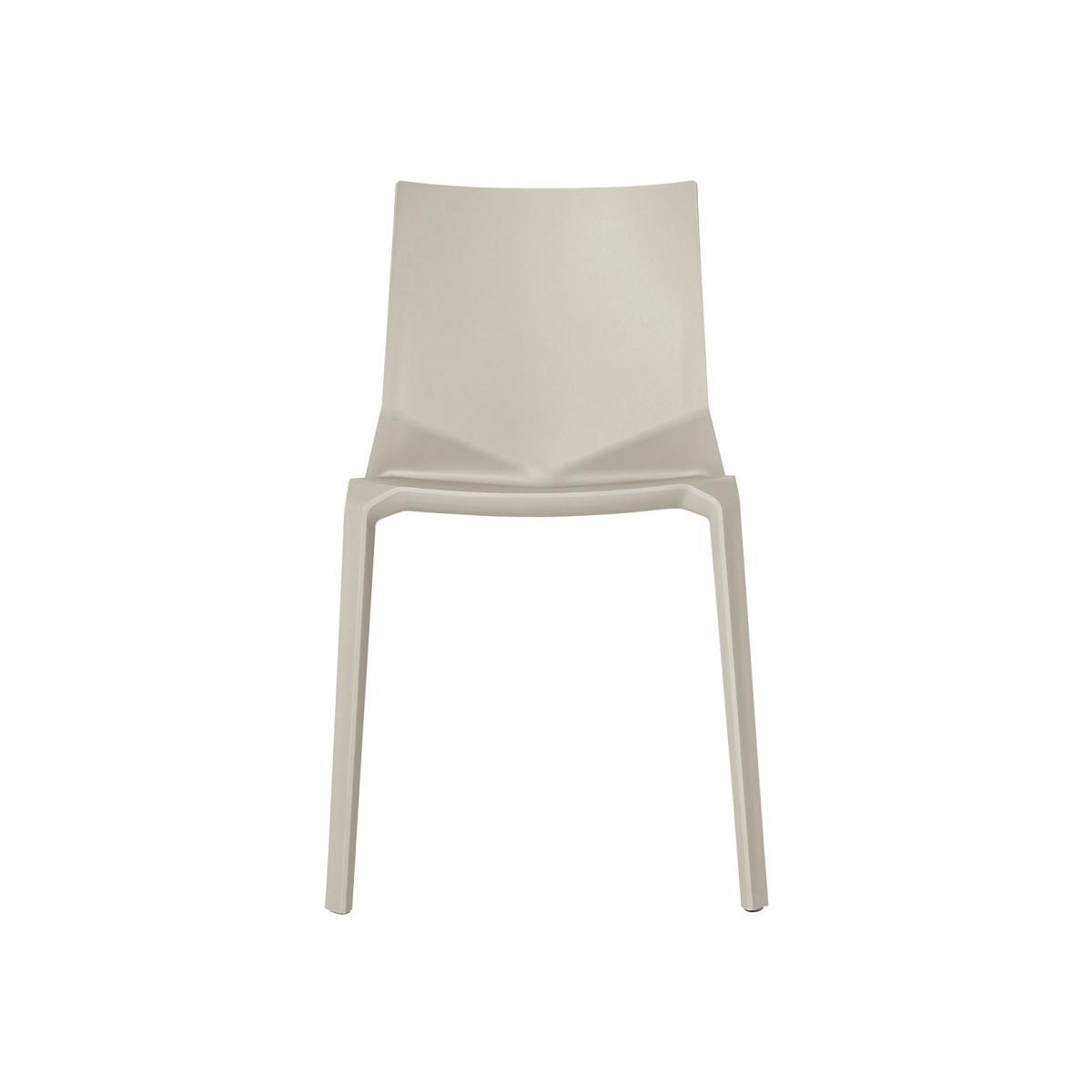 Plana Stacking chair - Plastic by Kristalia Beige – image 1