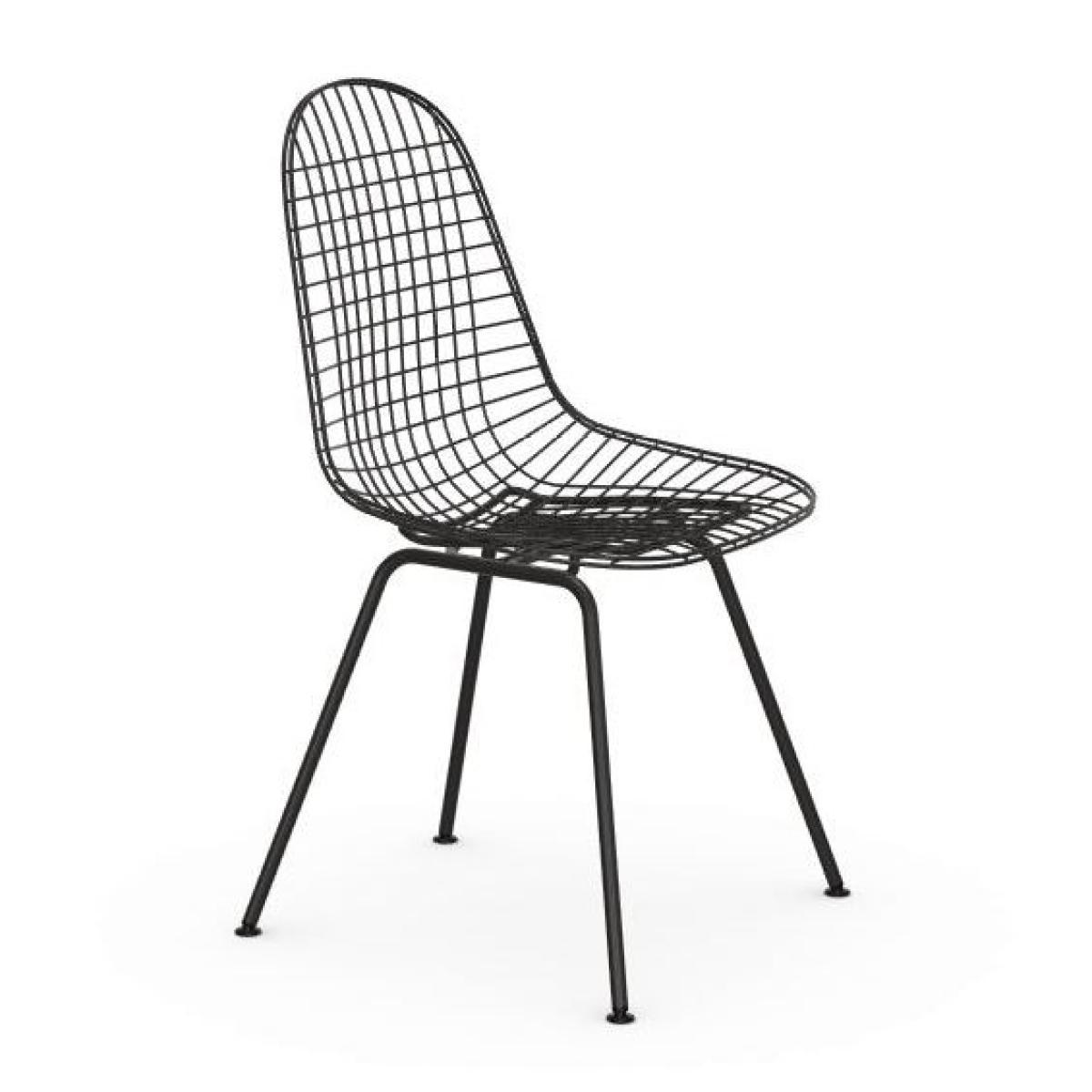 Wire Chair DKX Chair - / By Charles & Ray Eames, 1951 by Vitra Black – image 3