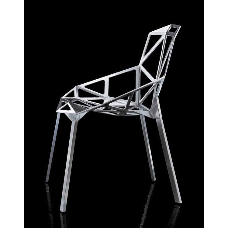 Chair one Stacking chair - Metal by Magis Black – image 8