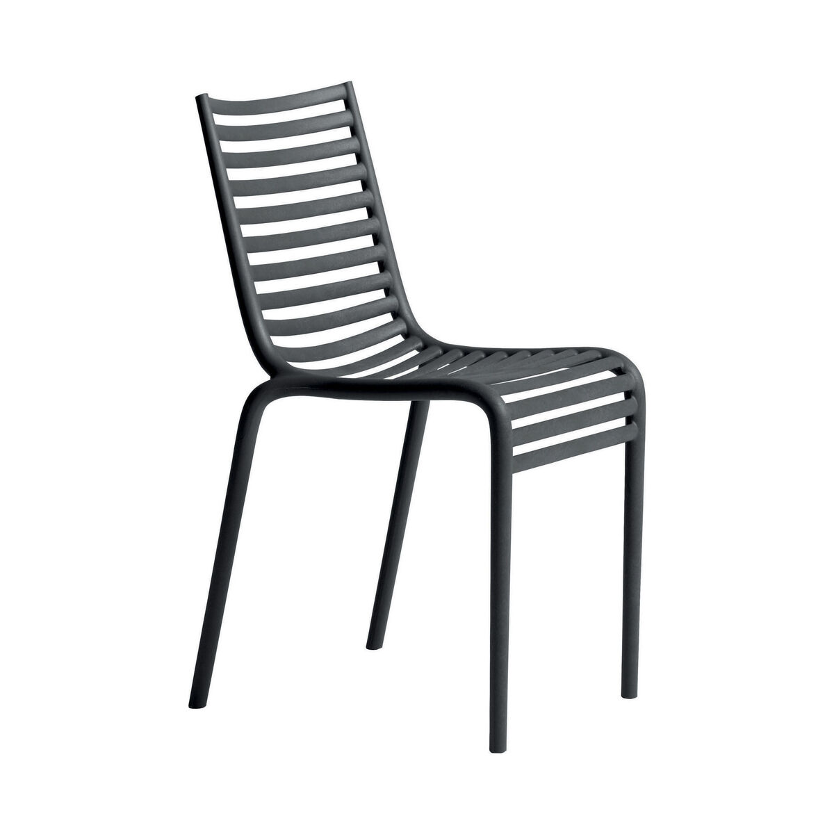 PIP-e Stackable chair - Plastic by Driade Grey – image 1