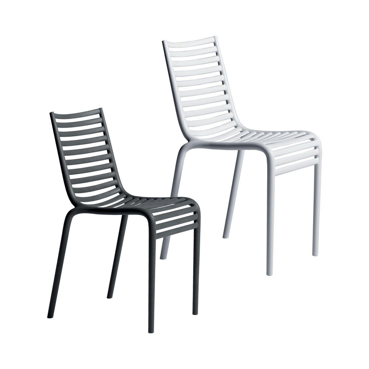 PIP-e Stackable chair - Plastic by Driade White – image 2