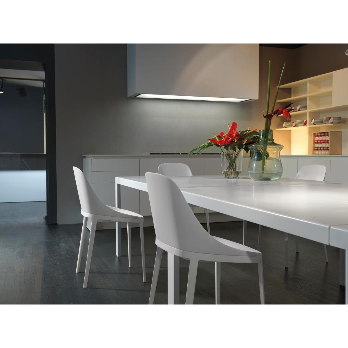 Elle Chair - Polyuréthane seat & metal legs by Alias Black – image 4