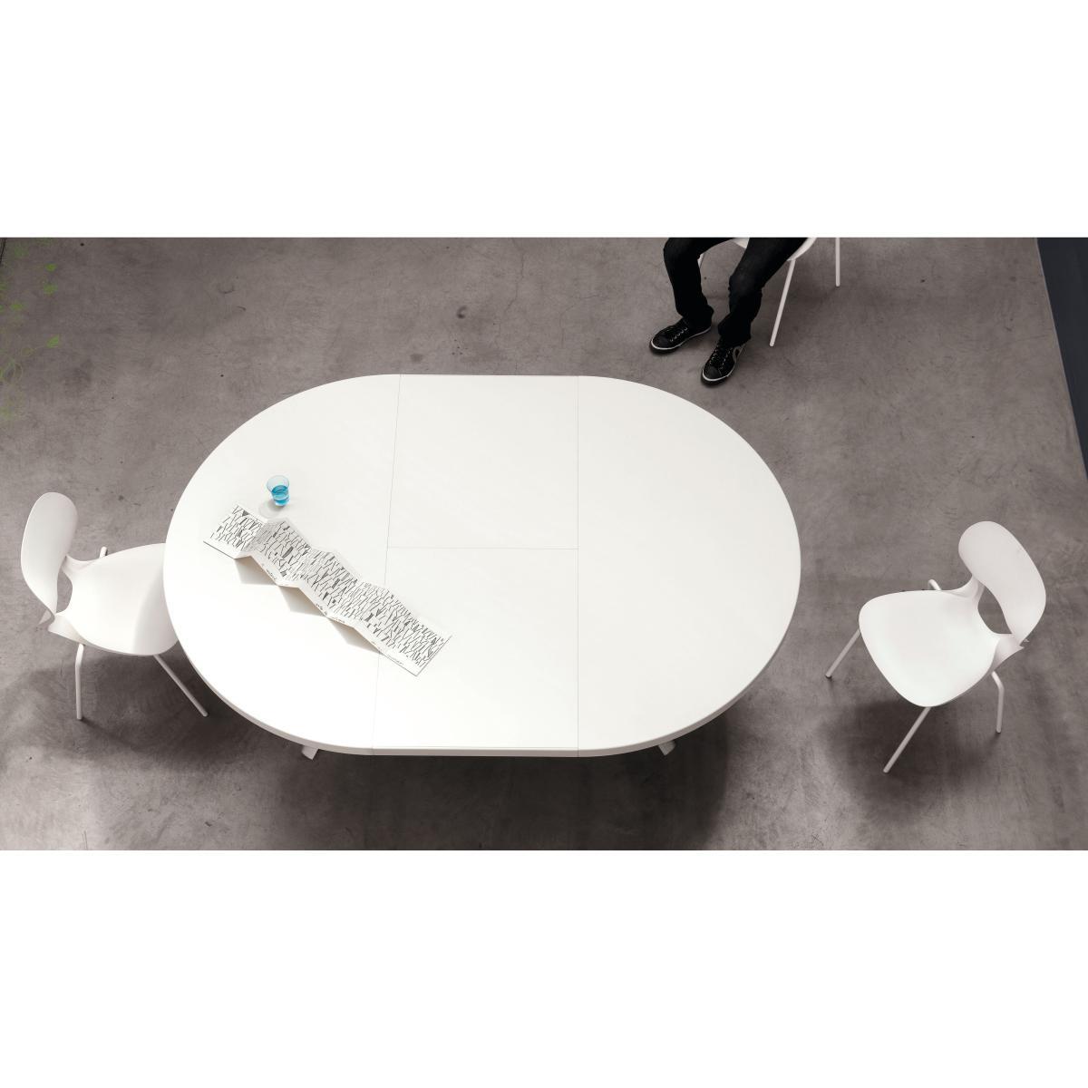 Pikaia Stacking chair - Plastic & metal legs by Kristalia Black – image 5