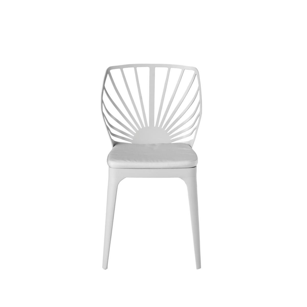Sunrise Chair - Metal / With cushion by Driade White – image 2