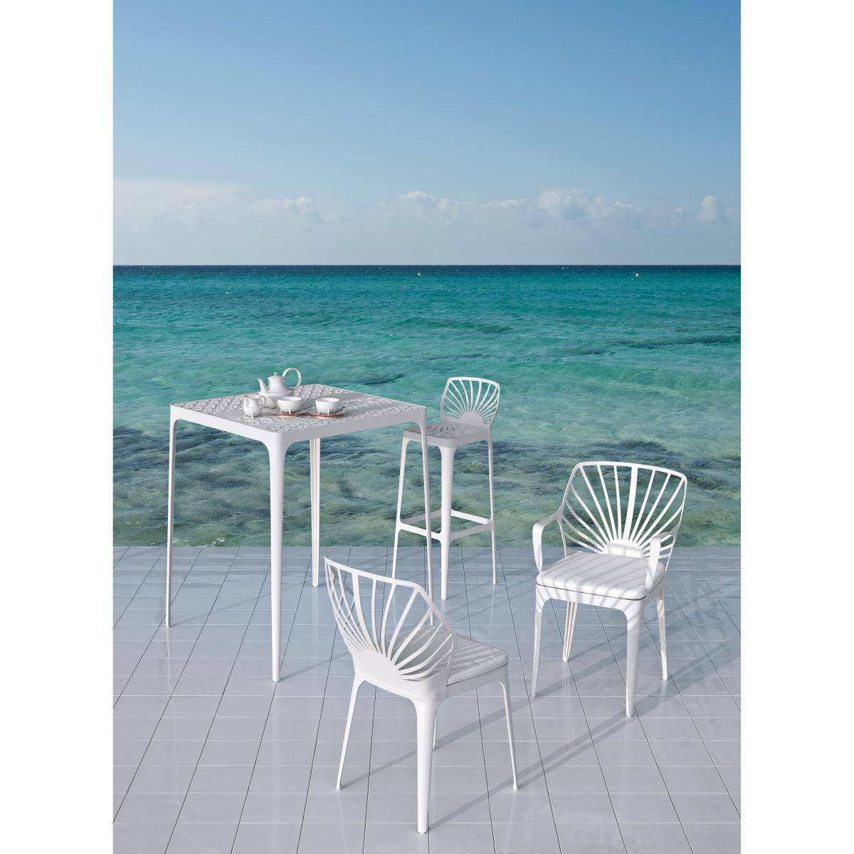 Sunrise Chair - Metal / With cushion by Driade White – image 4