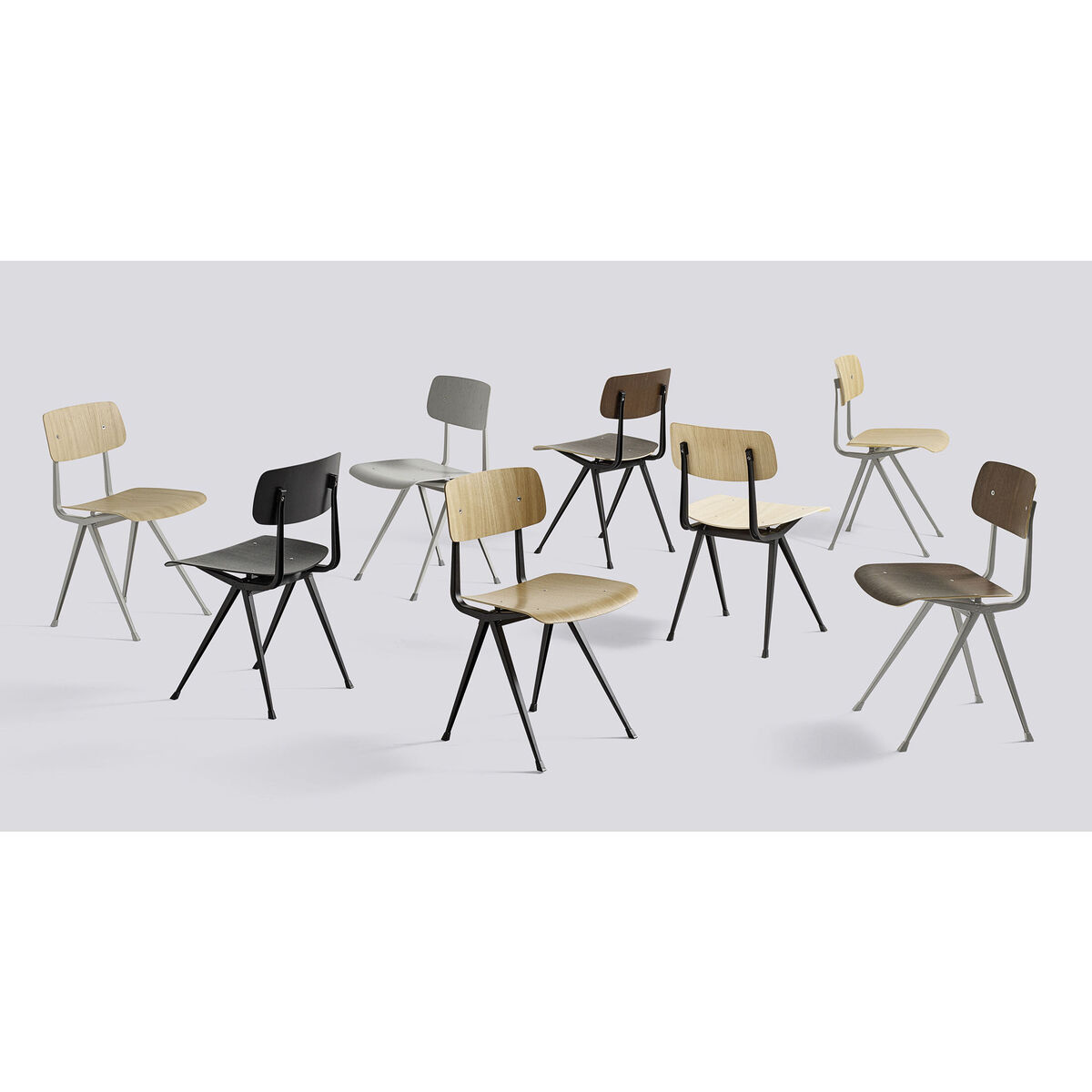 Result Chair - / 1958 reissue by Hay Black – image 4