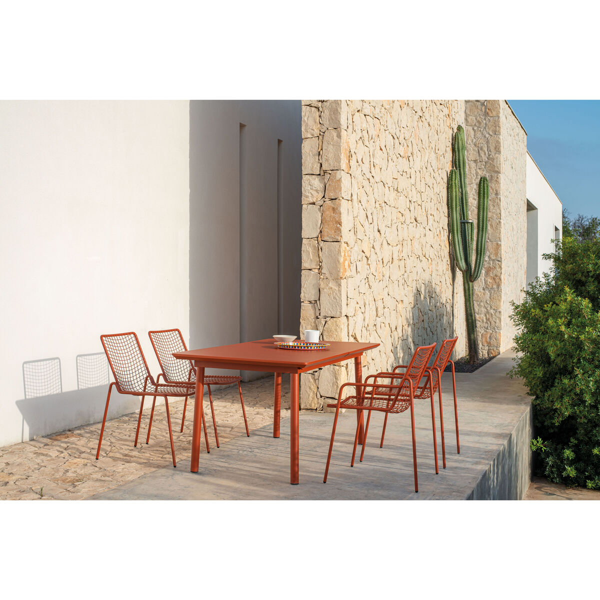 Rio R50 Stacking chair - / Metal by Emu Grey – image 4
