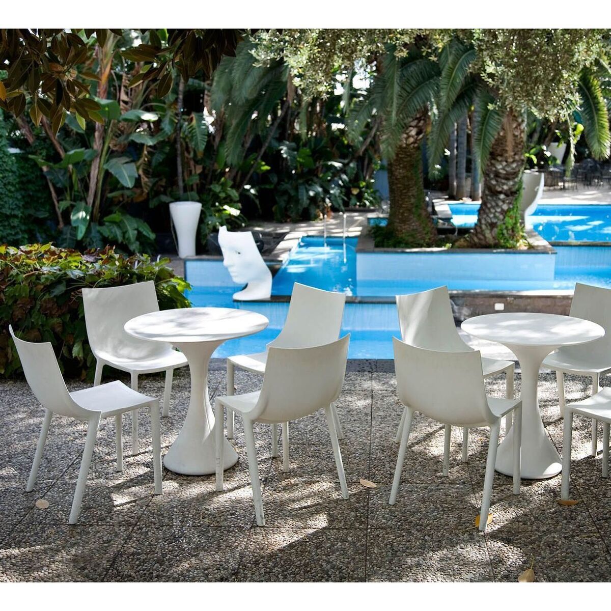 Bo Stacking chair - Plastic by Driade Beige – image 2
