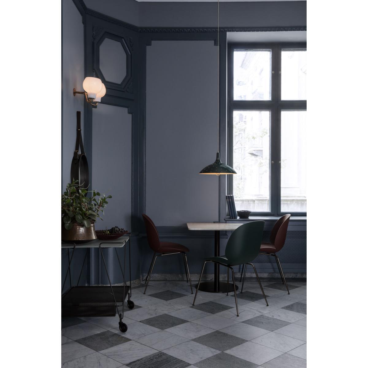 Beetle Chair - /Gamfratesi – Brass legs by Gubi Black – image 3