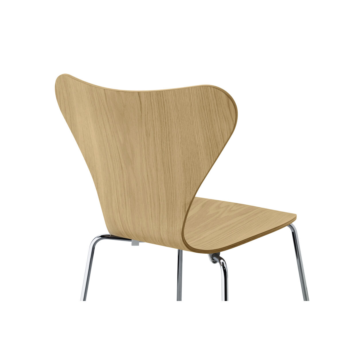 Série 7 Stacking chair - Natural wood by Fritz Hansen Natural wood – image 4