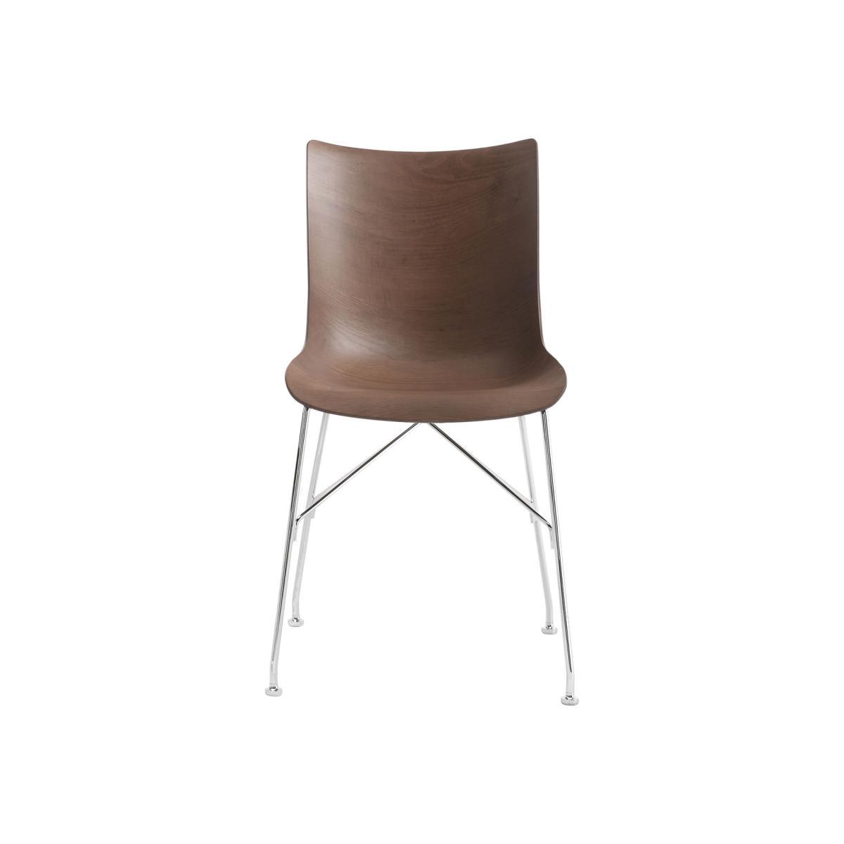 P/Wood Chair - / Moulded wood by Kartell Natural wood – image 1