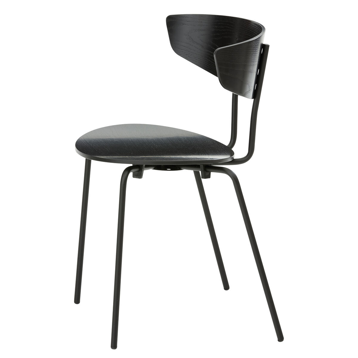 Herman Stacking chair - Wood & metal by Ferm Living Black – image 12
