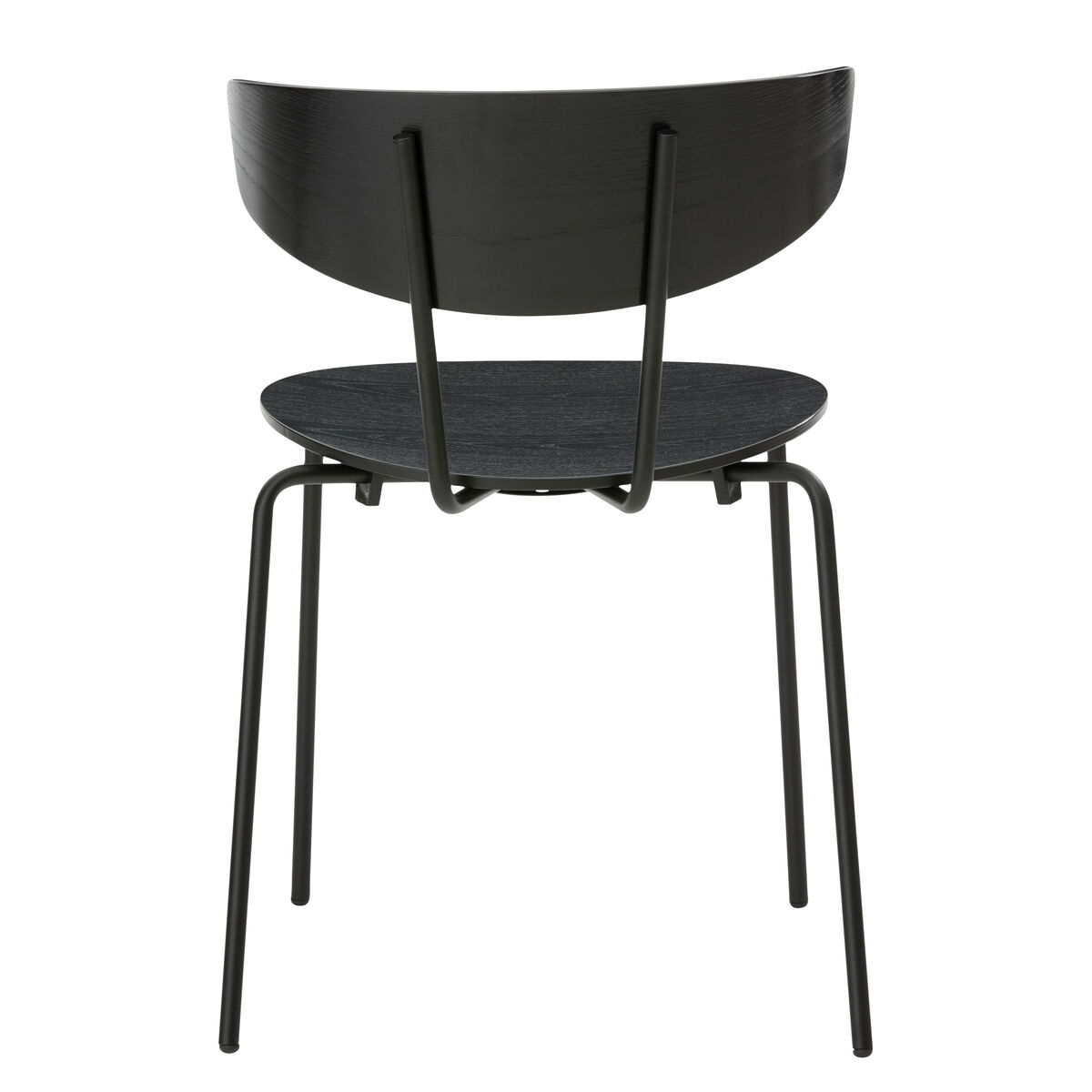 Herman Stacking chair - Wood & metal by Ferm Living Black – image 7