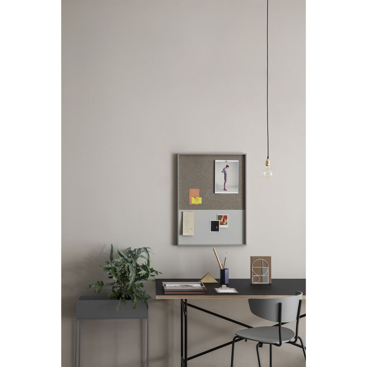 Herman Stacking chair - Wood & metal by Ferm Living Black – image 8
