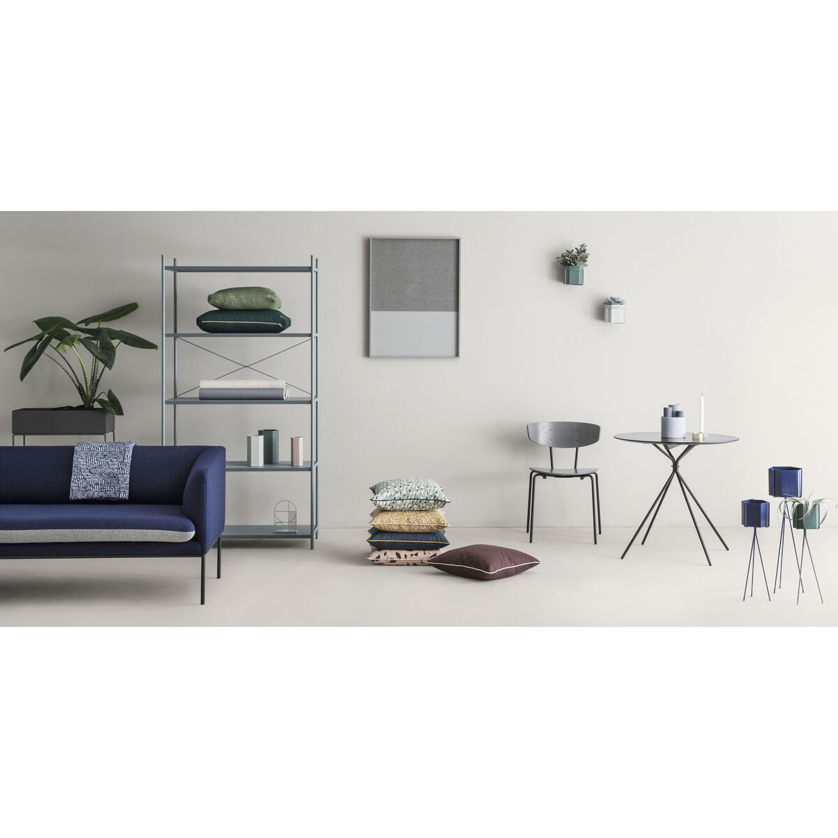 Herman Stacking chair - Wood & metal by Ferm Living Black – image 11