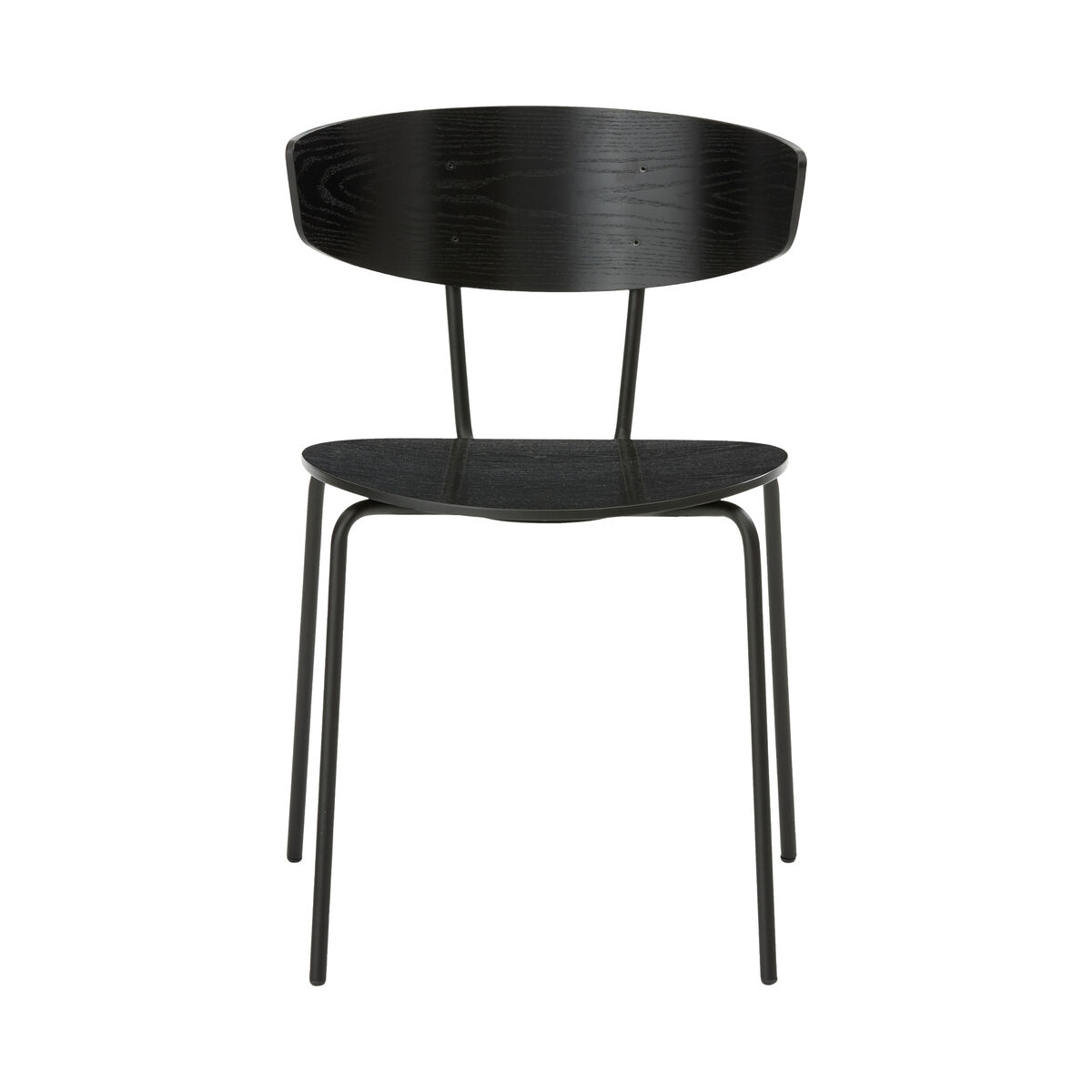 Herman Stacking chair - Wood & metal by Ferm Living Black – image 2