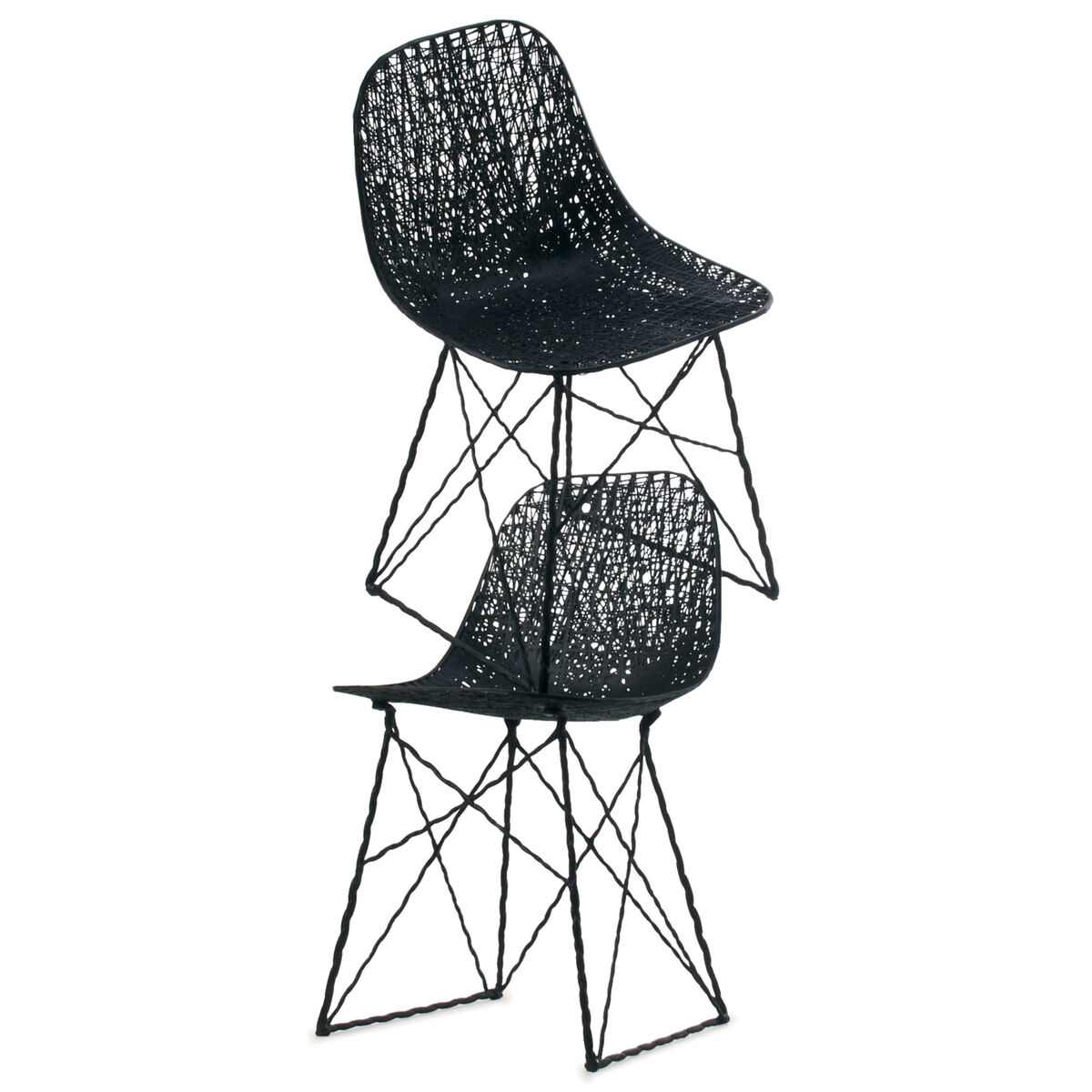 Carbon Outdoor Chair - Outdoor version by Moooi Black – image 3