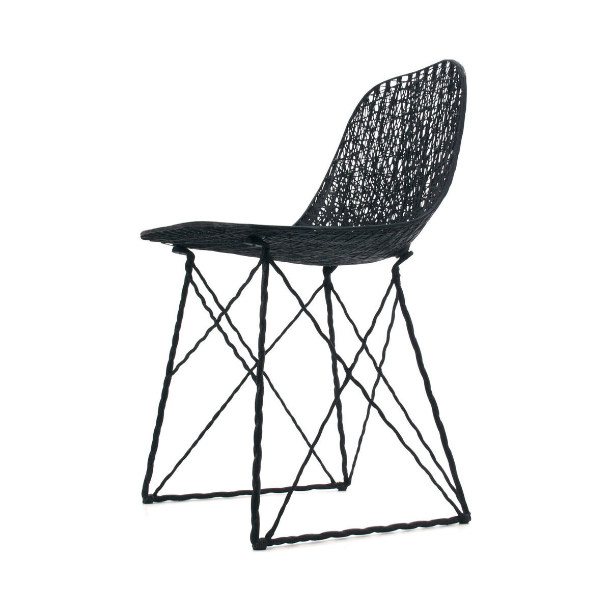 Carbon Outdoor Chair - Outdoor version by Moooi Black – image 1