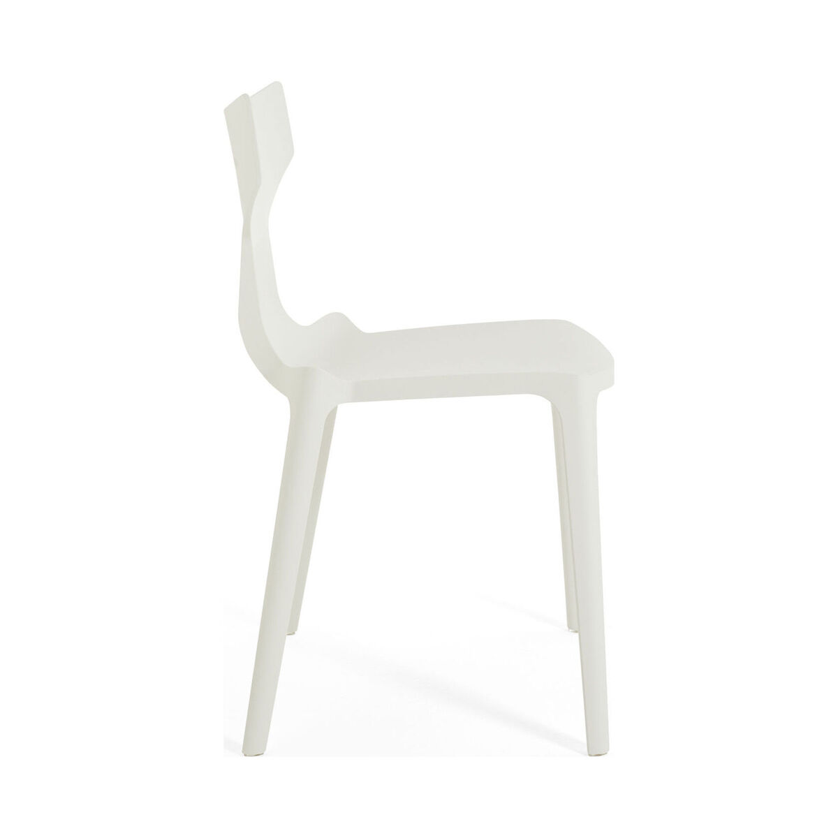 Re-Chair Stacking chair - / Recycled material by Kartell White – image 2