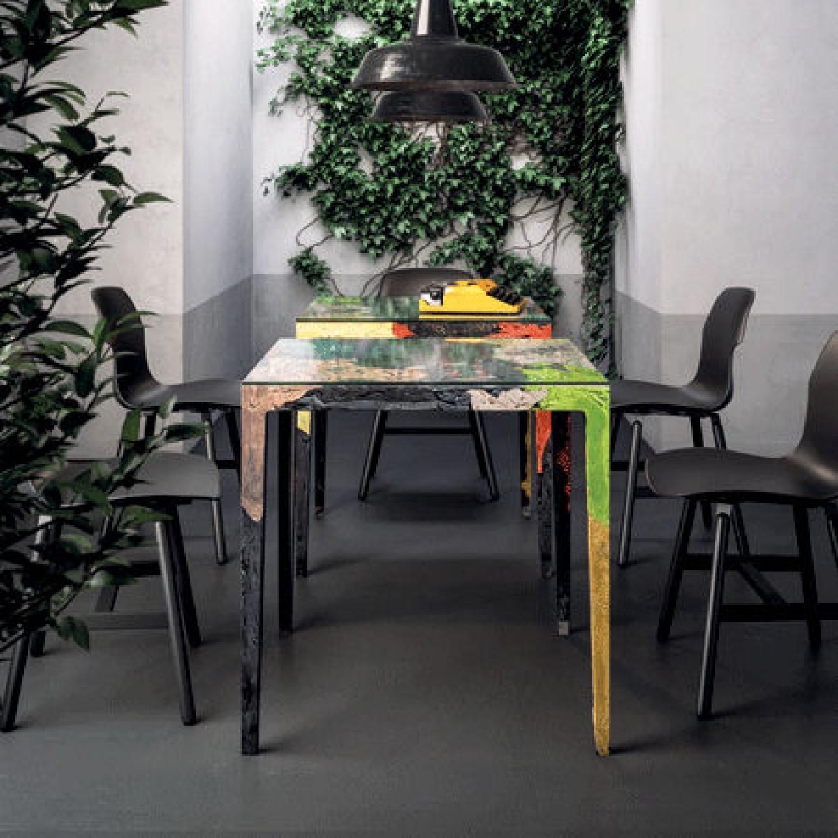 Stereo Metal Chair - Indoor / outdoor - Polypropylene & metal legs by Casamania White – image 3