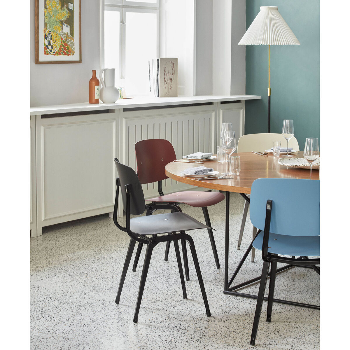 Revolt Chair - / 1950s reissue by Hay Red – image 2