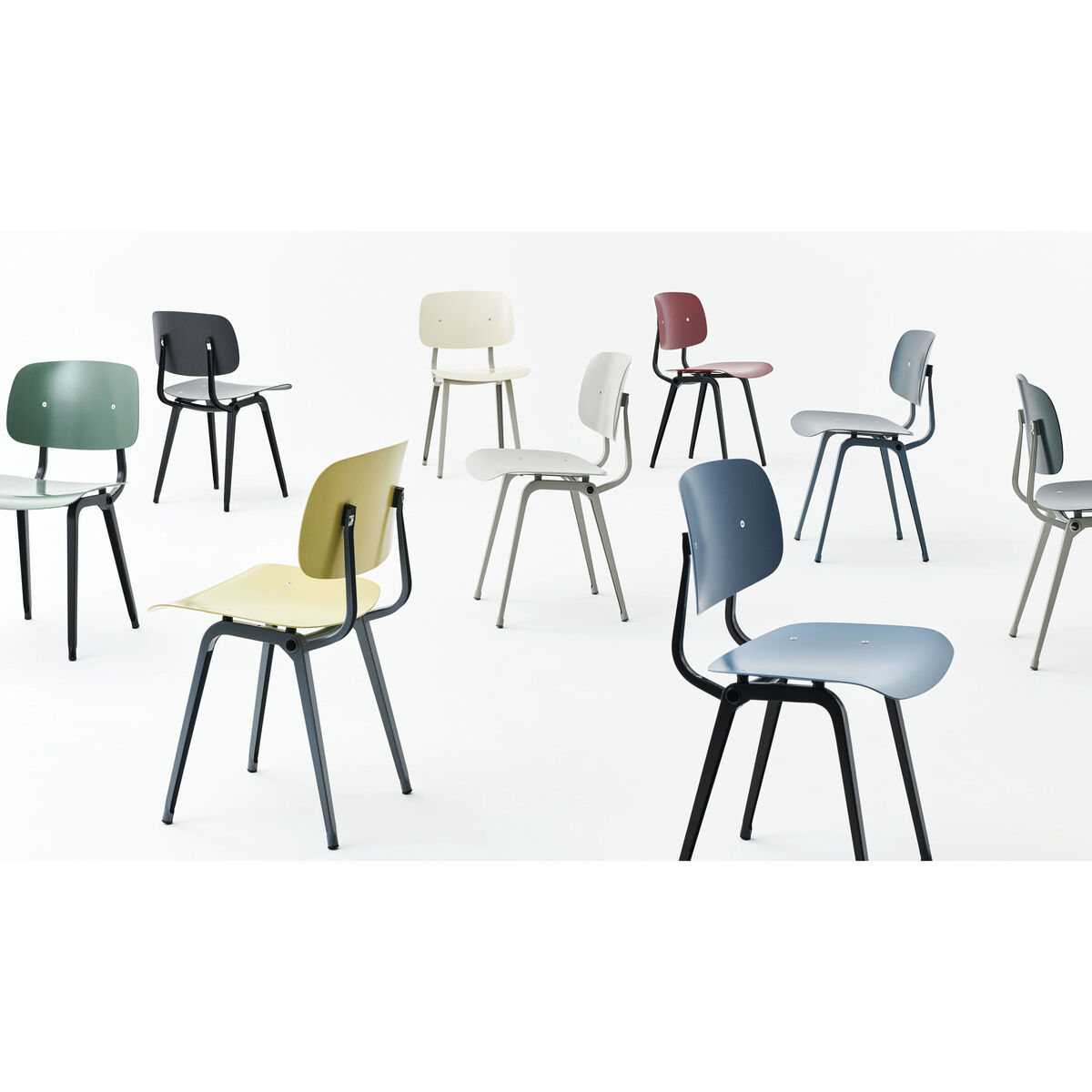 Revolt Chair - / 1950s reissue by Hay Red – image 11