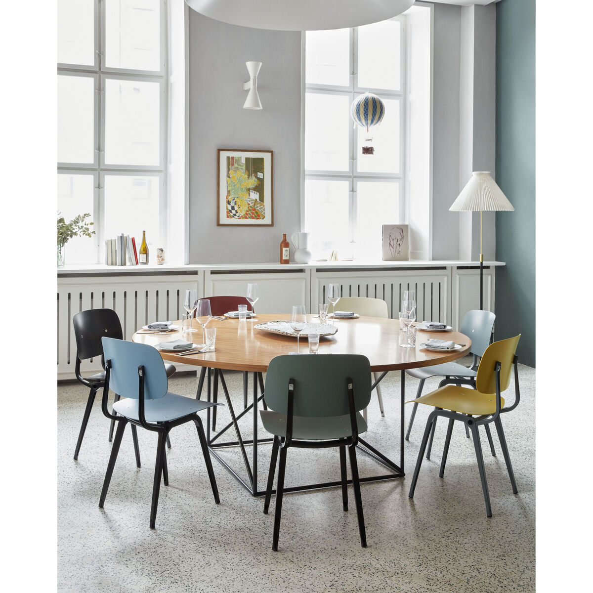 Revolt Chair - / 1950s reissue by Hay Red – image 4