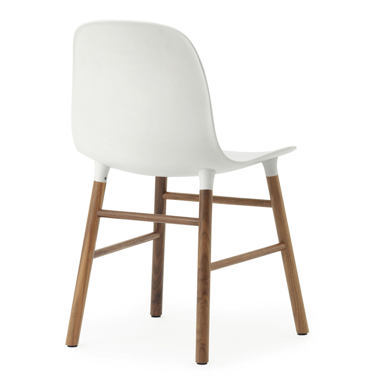 Form Chair - Walnut leg by Normann Copenhagen White/Natural wood – image 7