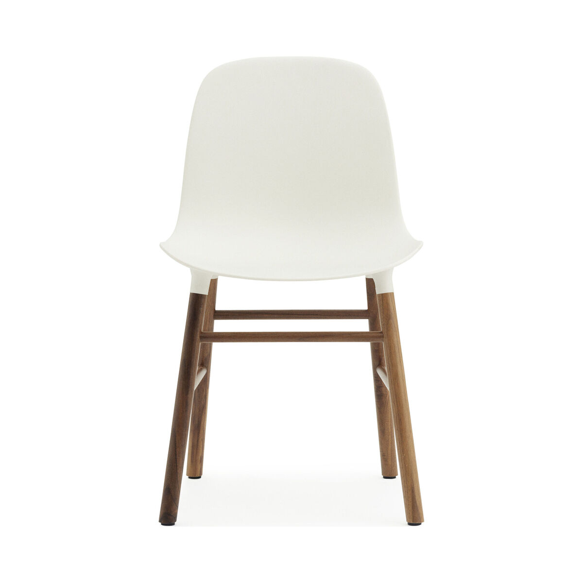 Form Chair - Walnut leg by Normann Copenhagen White/Natural wood – image 2