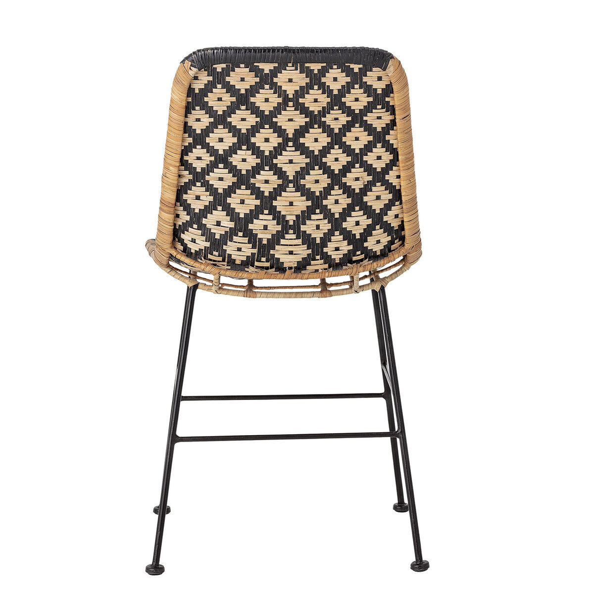 Kitty Chair - / Rattan by Bloomingville Black/Natural wood – image 3