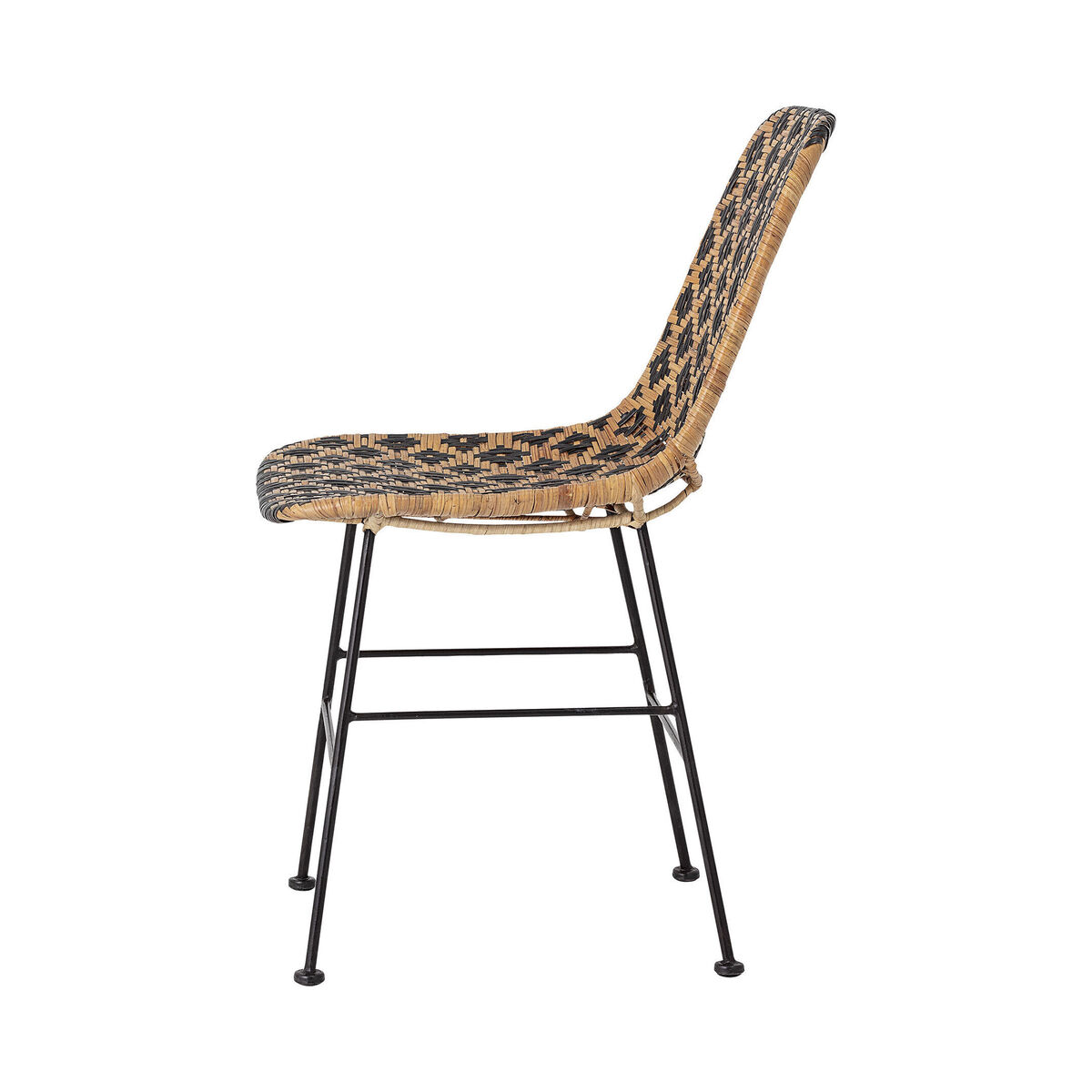 Kitty Chair - / Rattan by Bloomingville Black/Natural wood – image 2