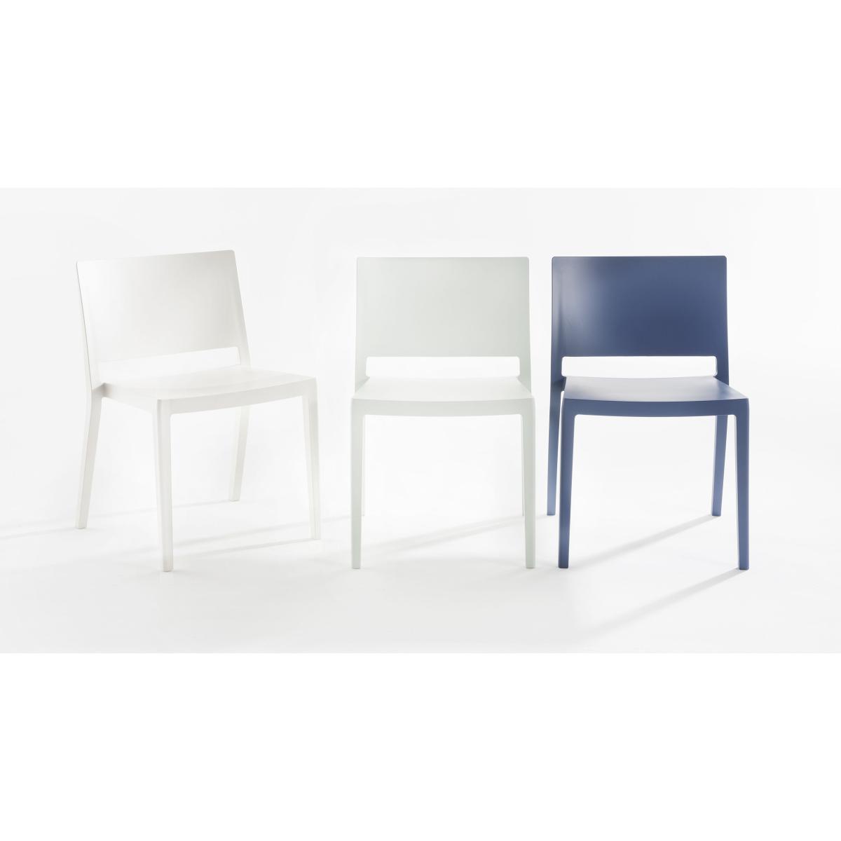 Lizz Stacking chair - Matt version by Kartell White – image 2