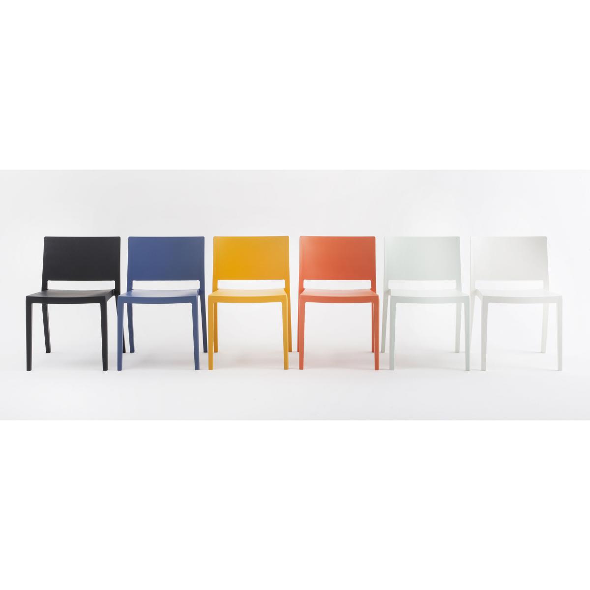 Lizz Stacking chair - Matt version by Kartell White – image 3
