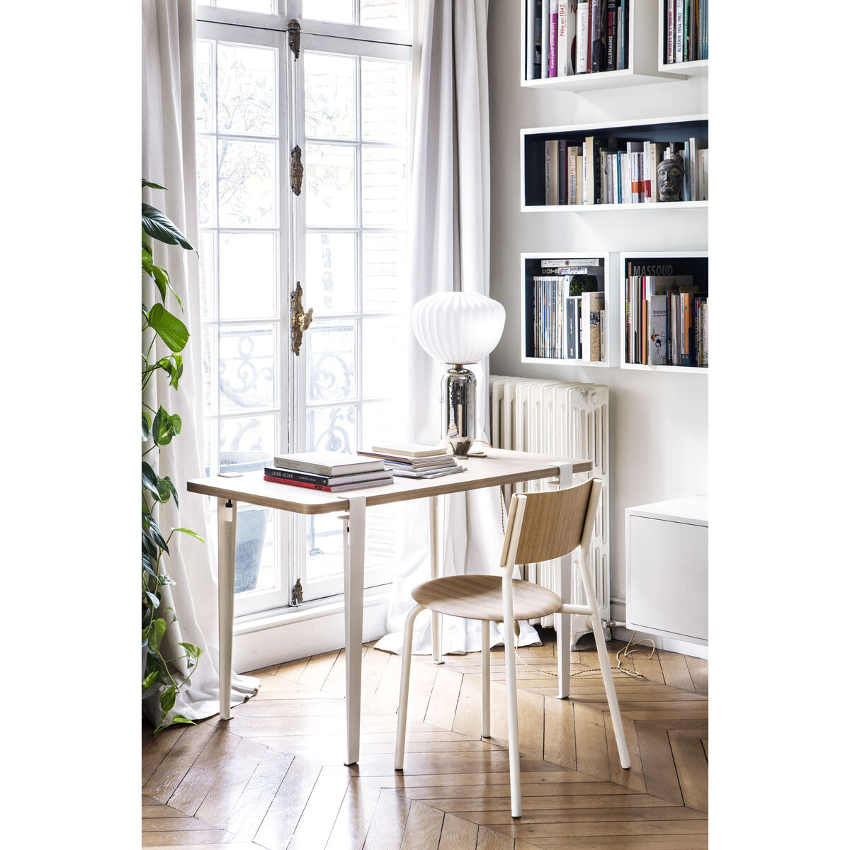 SSD Stacking chair - / Oak by TIPTOE White/Natural wood – image 5