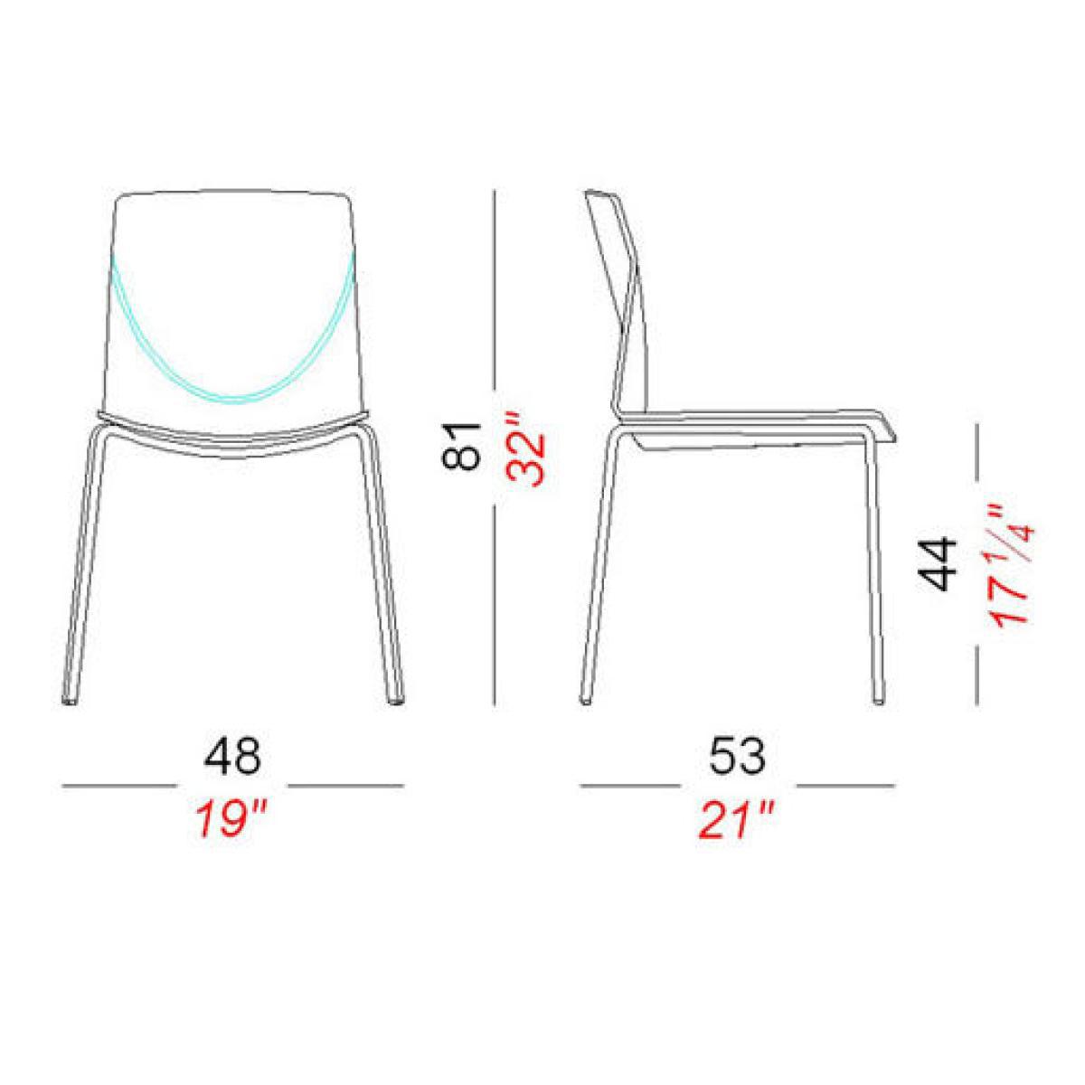 Kai Stacking chair - Wood by Lapalma Black – image 7