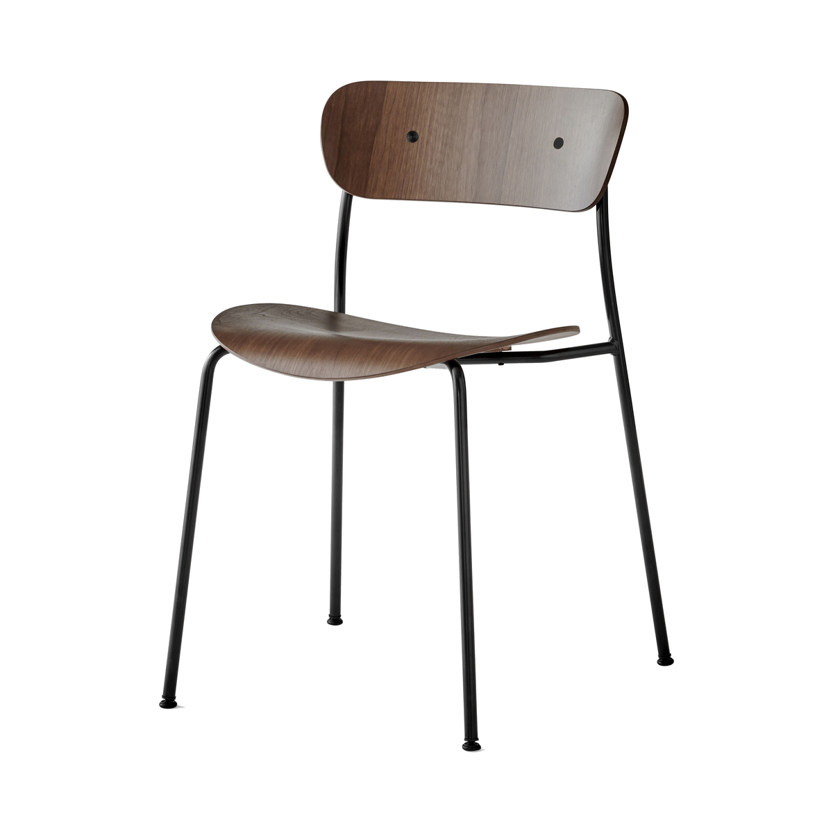 Pavilion AV1 Stacking chair - / Lacquered wood by &tradition Natural wood – image 1