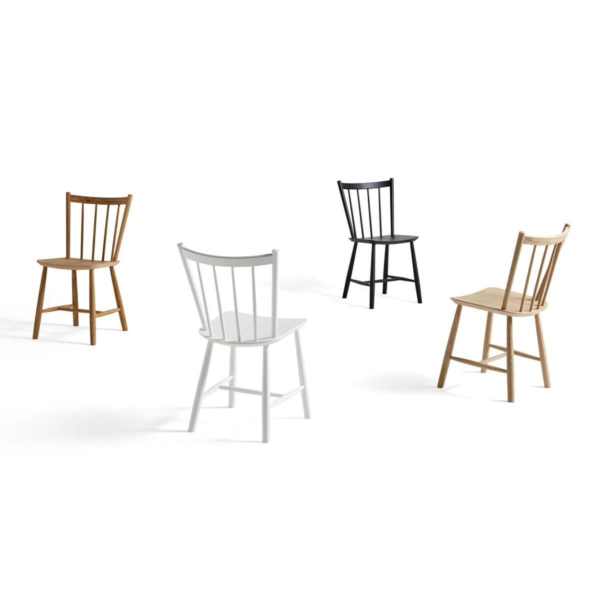 J41 Chair - / Wood by Hay Natural wood – image 3