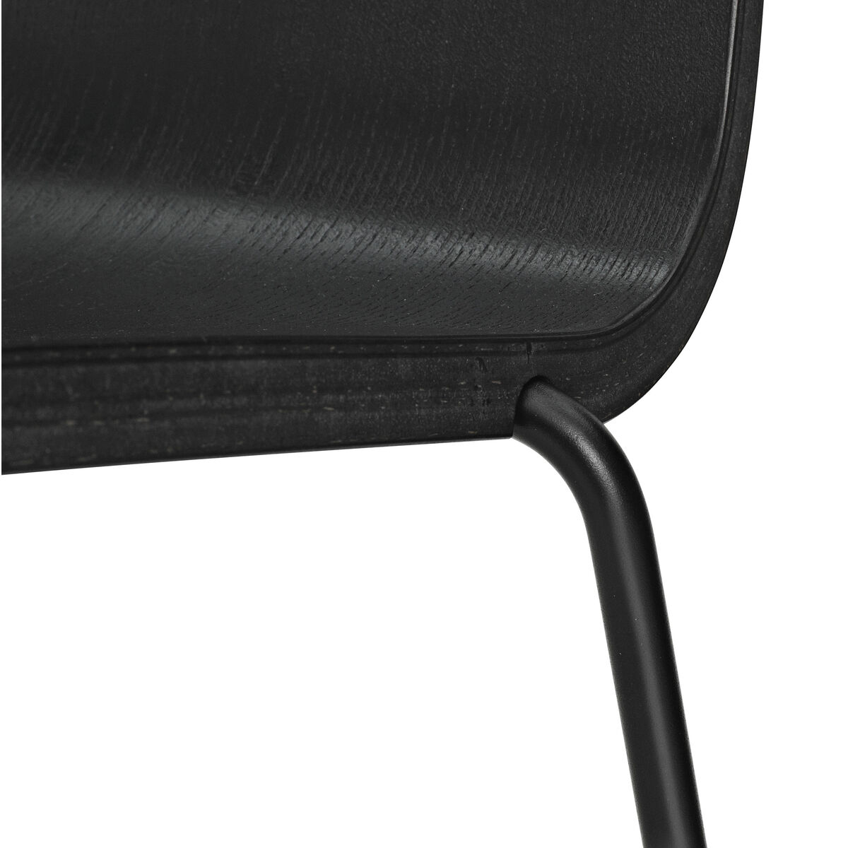 Just Stacking chair - Wood by Normann Copenhagen Black – image 3