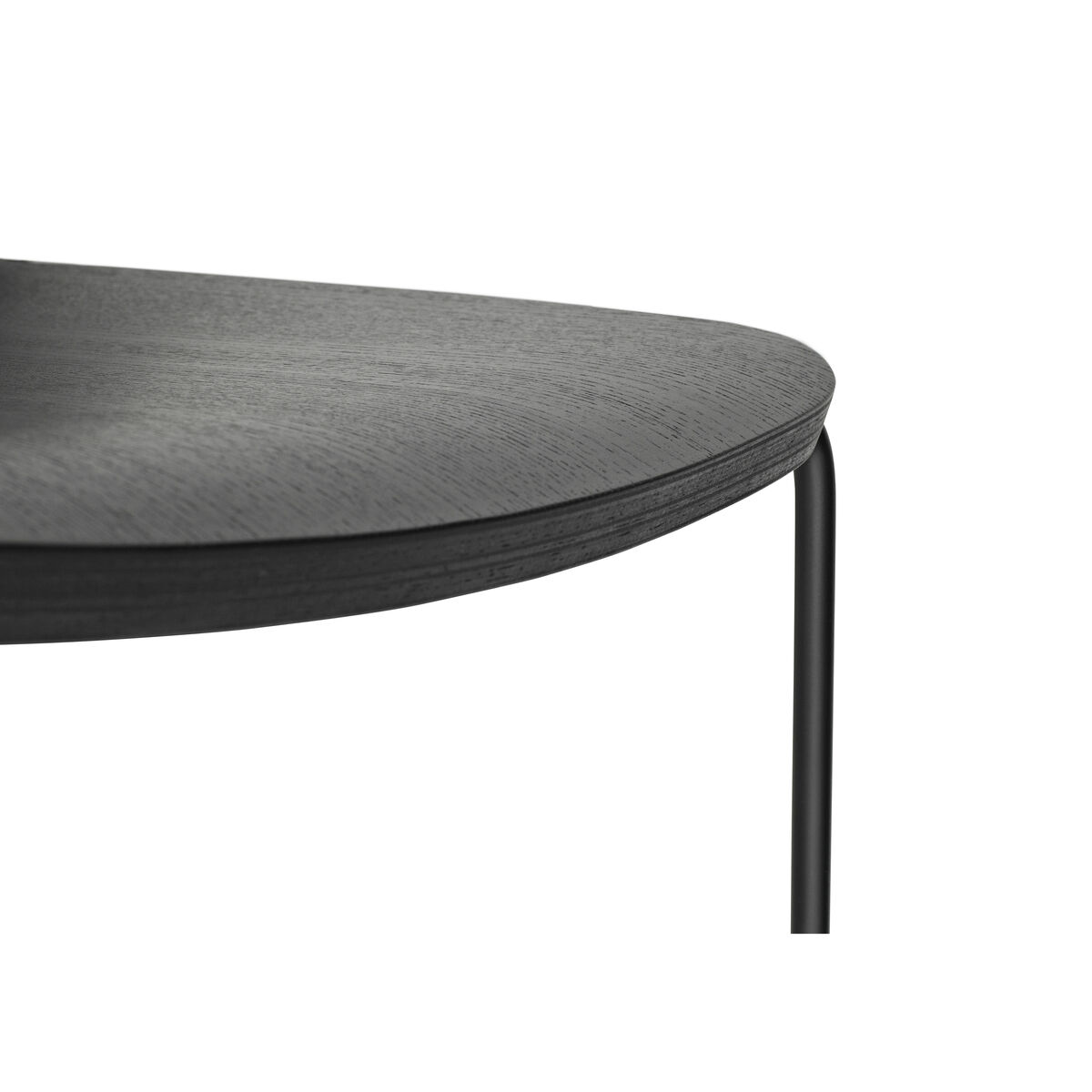 Just Stacking chair - Wood by Normann Copenhagen Black – image 4