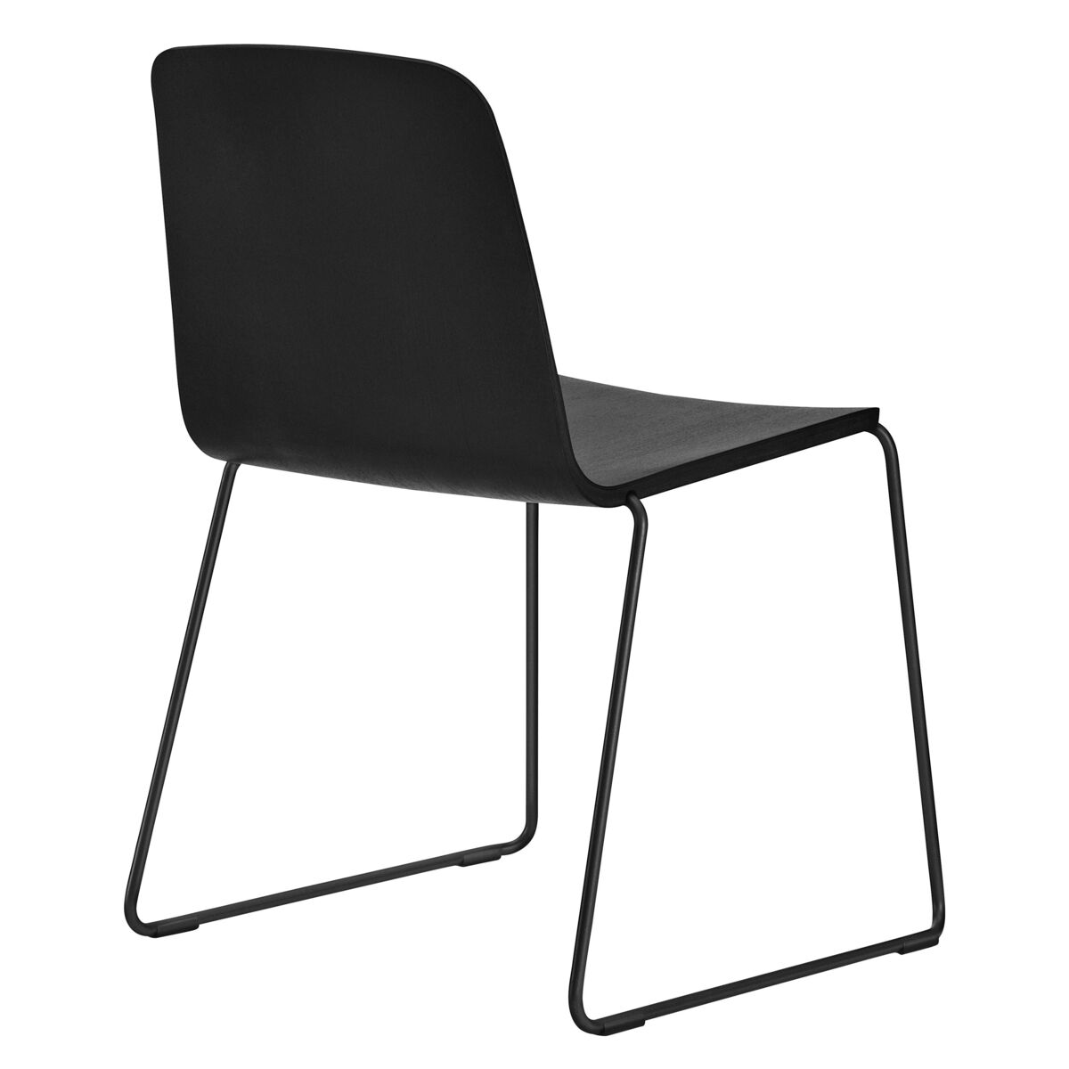 Just Stacking chair - Wood by Normann Copenhagen Black – image 7