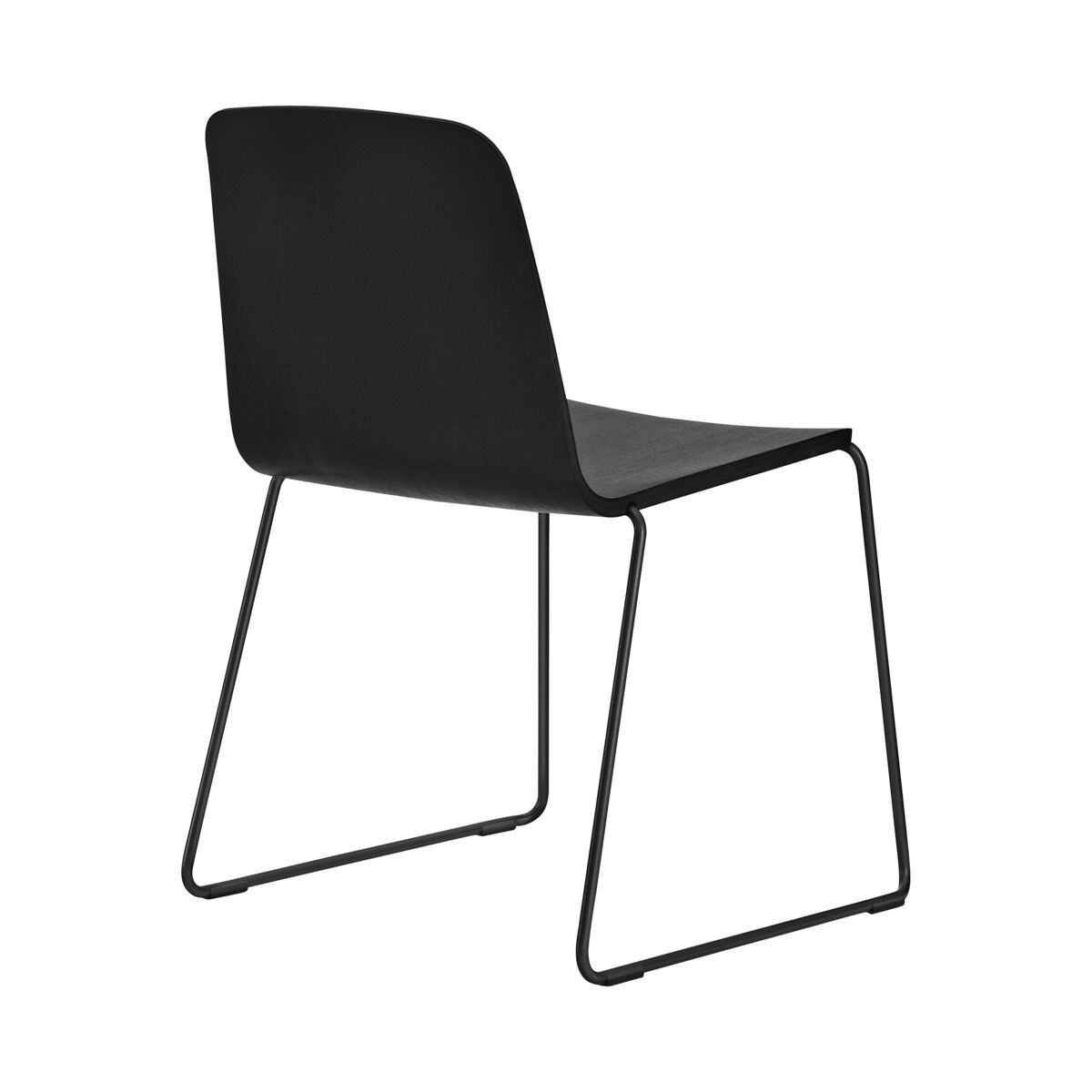 Just Stacking chair - Wood by Normann Copenhagen Black – image 2