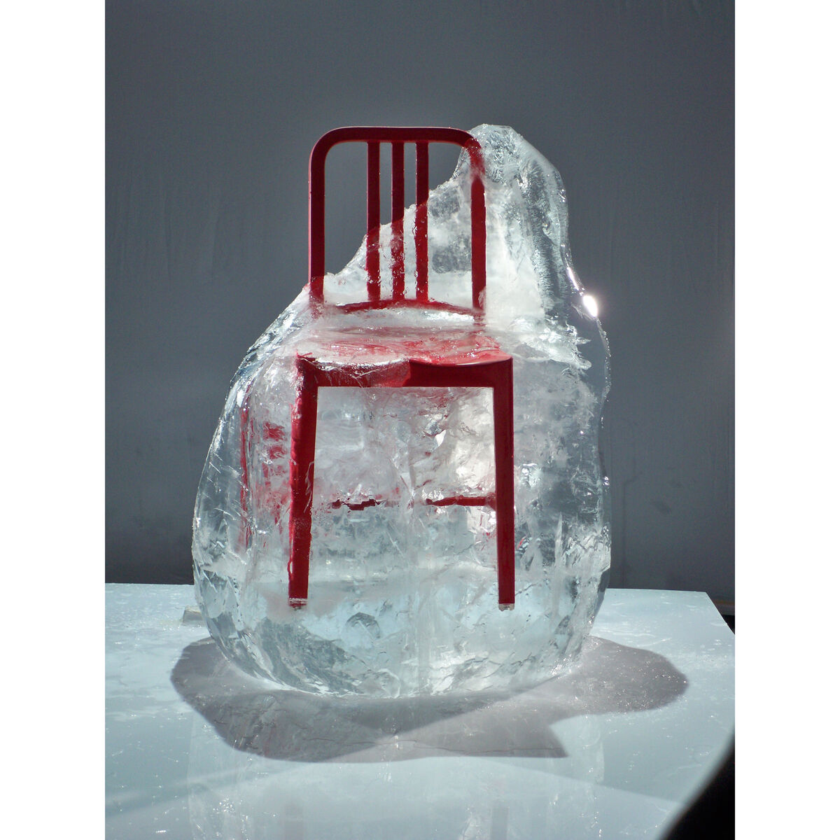 111 Navy chair Chair - Recycled plastic by Emeco White – image 3