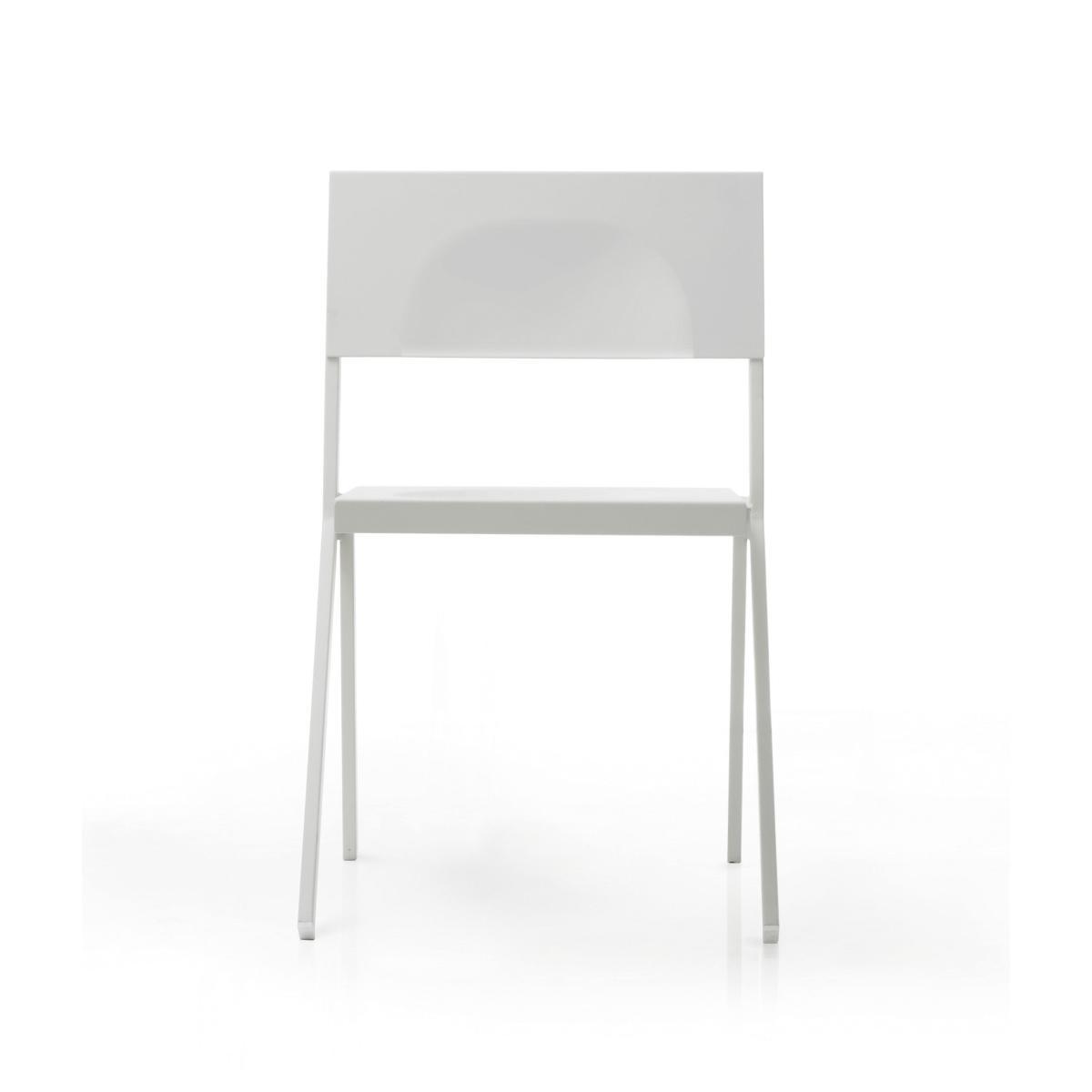 Mia Stacking chair - Metal by Emu White – image 2